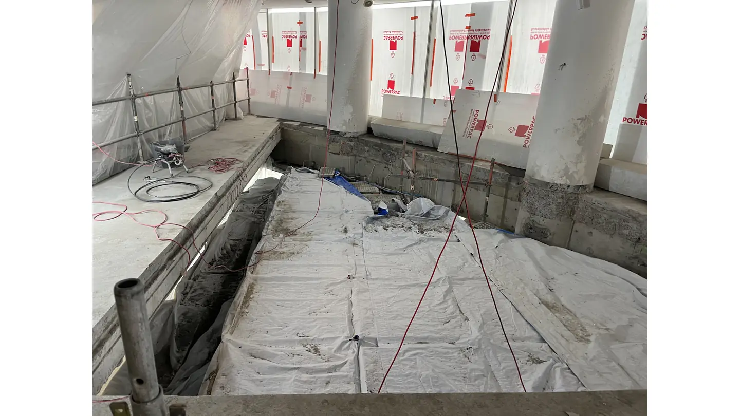 Residential demolition Wellington — EMT crew and excavator